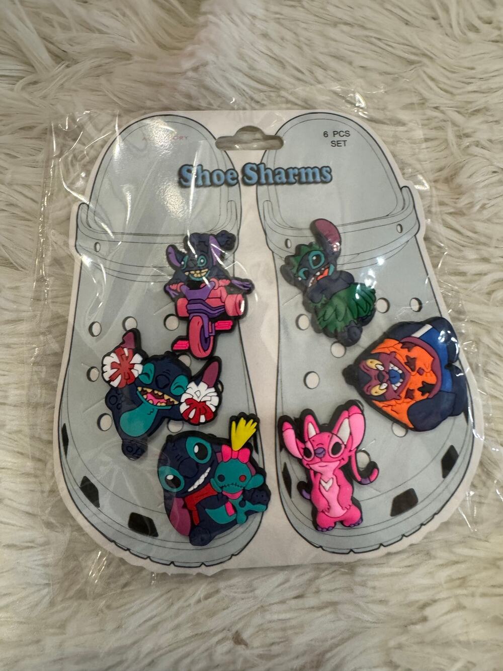Lilo & Stitch and friends Shoe Charms 6 pieces set